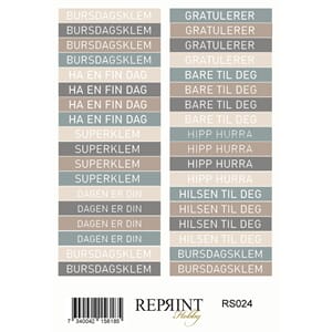 Stickers Reprint - Cozy Season Norsk text - 1