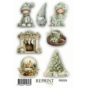 Stickers Reprint - Home for Christmas - 11x16 cm