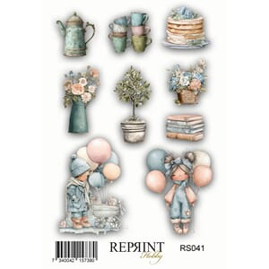 FORHÅNDSBEST!  Stickers Reprint - Quiet Moments - 11x16 cm