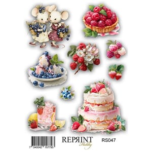 Stickers Reprint - Summer Garden - 11x16 cm