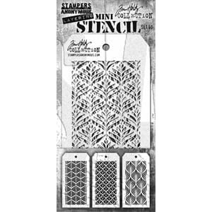 Stampers Anonymous Set #60 Tim Holtz Layering Mini Stencil (