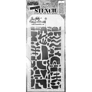 Stampers Anonymous Cutout Shapes 2 Tim Holtz Layering Stenci