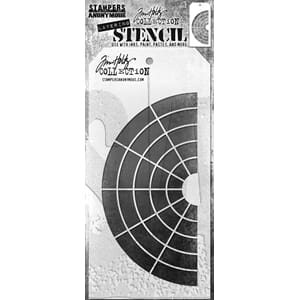 Stampers Anonymous Wheel Tim Holtz Layering Stencil (THS179)