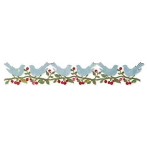 Sizzlits Decorative Strip Die - Bower Birds by Brenda Walton