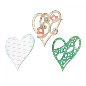 Thinlits Die Set 3PK - Layers of Love by Scrappy Cat