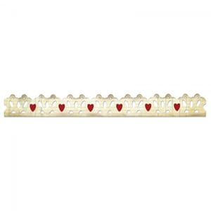 Sizzlits Decorative Strip Die - Love-ly Border by Scrappy Ca