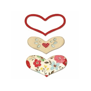 Bigz Die - Hearts, True Affections by Scrappy Cat