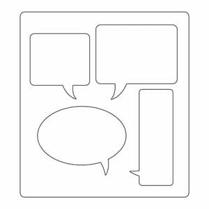 Bigz Die - Thought Bubbles by Echo Park Paper Co.