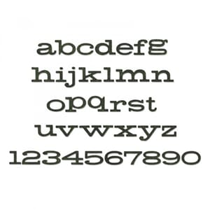 Bigz XL Alphabet Die - Storybook by Tim Holtz - Chapter 3