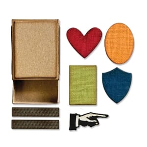 "Sizzix Thinlits Die by Tim Holtz Vault Matchbox (10pcs) (66