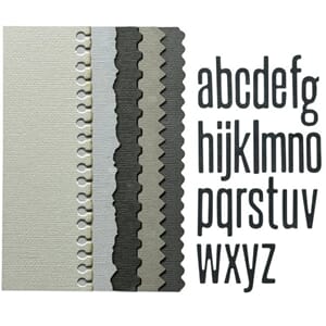 "Sizzix Thinlits Die by Tim Holtz Vault Edges (31pcs) (66687