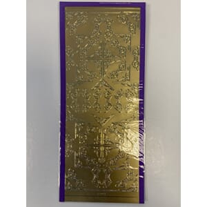 stickers - Hjørner og border- Gull