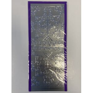 stickers - Hjørner og border- Sølv