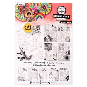 ABM Collage paper Black & white Art By Marlene 210x294x8mm 2