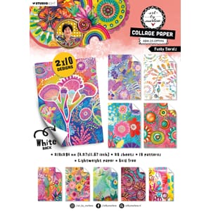 ABM Collage Paper Funky florals Art By Marlene 210x294x8mm
