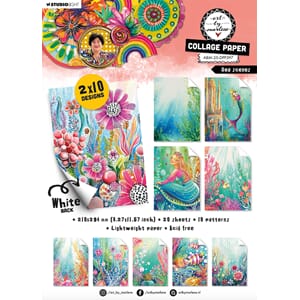 ABM Collage Paper Sea scenes Art By Marlene 210x294x8mm  20