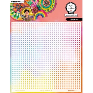 ABM Mask Lotsa dots Art By Marlene 203x203x1mm 1 PC nr.326