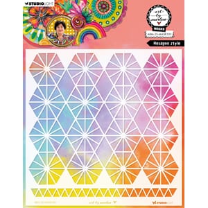 ABM Mask Hexagon style Art by Marlene 203x203x1mm 1 Pieces