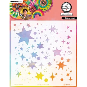 ABM Mask Starry night Art by Marlene 203x203x1mm 1 Pieces