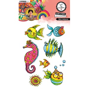 ABM Clear Stamp Sea creatures Art By Marlene 148x210x3mm 8 P