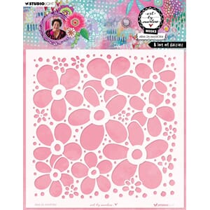 ABM Mask A lot of daisies Art by Marlene 203x203x1mm 1 Piece