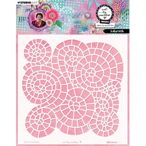 ABM Mask Labyrinth Art by Marlene 203x203x1mm 1 Piece