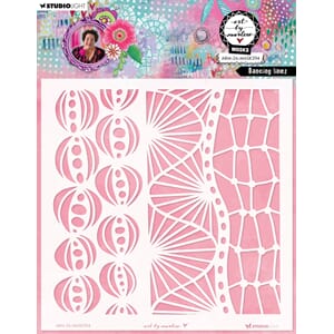 Art By Marlene Dancing Lines Mask (ABM-26-MASK394)