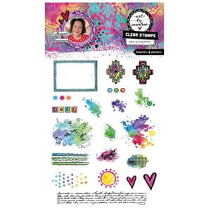 Art By Marlene Splatters & Patterns Clear Stamp (ABM-26-STAM
