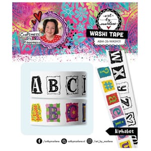 Art By Marlene Washi Tape Alphabet (ABM-26-WASH31)