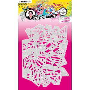 ABM Cutting Die Graphic Background Bold & Bright 100x160x1mm