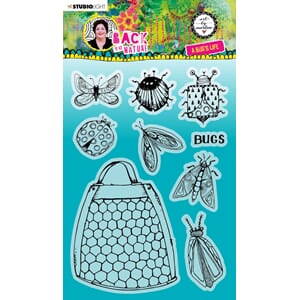 ABM Clear Stamp A Bugs Life Back To Nature 148x210x3mm 9 PC