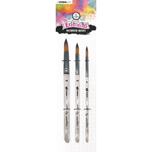 ABM Watercolor brushes Set of 3 Essentia