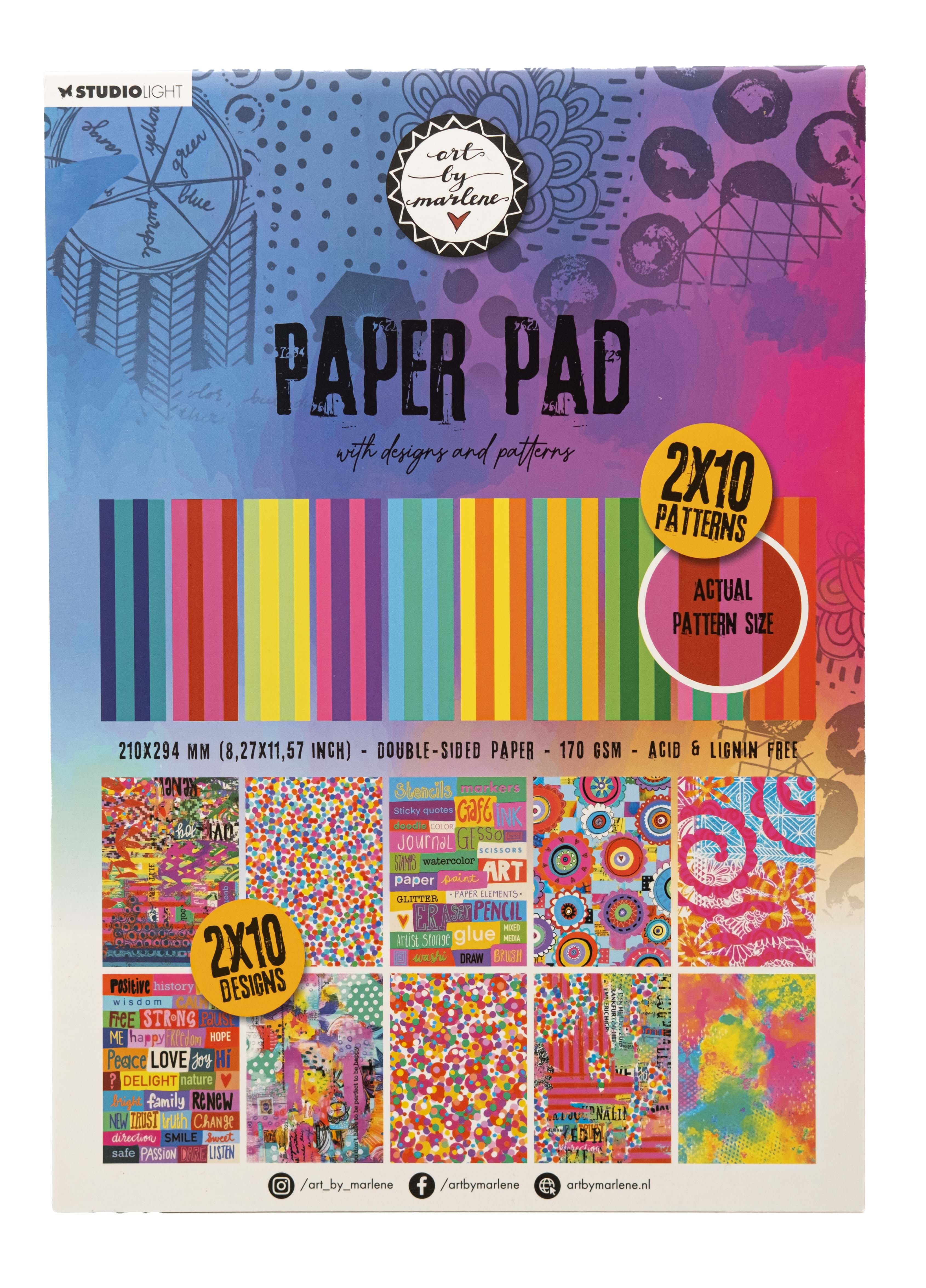 ABM Design Paper Pad Designs and patterns Ess - HOBBYLAGERET