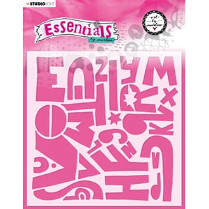 ABM Mask Alfabetically Essentials 200x200mm nr.50