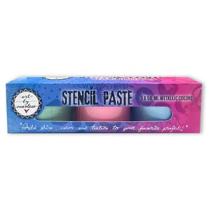 ABM Stencil Paste Set of 3x50ml Essentials 130x46x88mm3PC nr