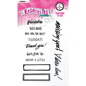 ABM Clear Stamp Something to say Essentials 105x148mm nr.75