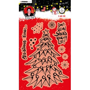 ABM Clear Stamp Christmas Tree Essentials 148x210mm  nr.82