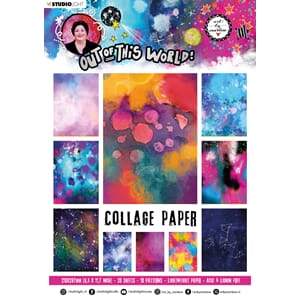 ABM Collage Paper Pattern Paper Out Of This World 210x297mm