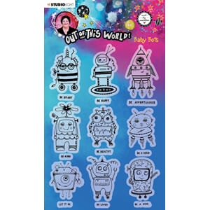 ABM Clear Stamp Baby Bots Out Of This World 148x210mm nr.74