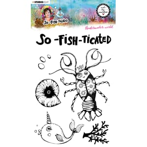 ABM Clear Stamp Underwater world So-Fish-Ticated 148x210mm n