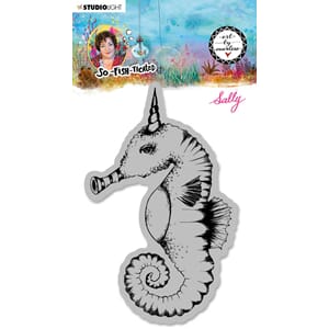 ABM Cling Stamp Sally (Sea horse) So-Fish-Ticated 100x120mm