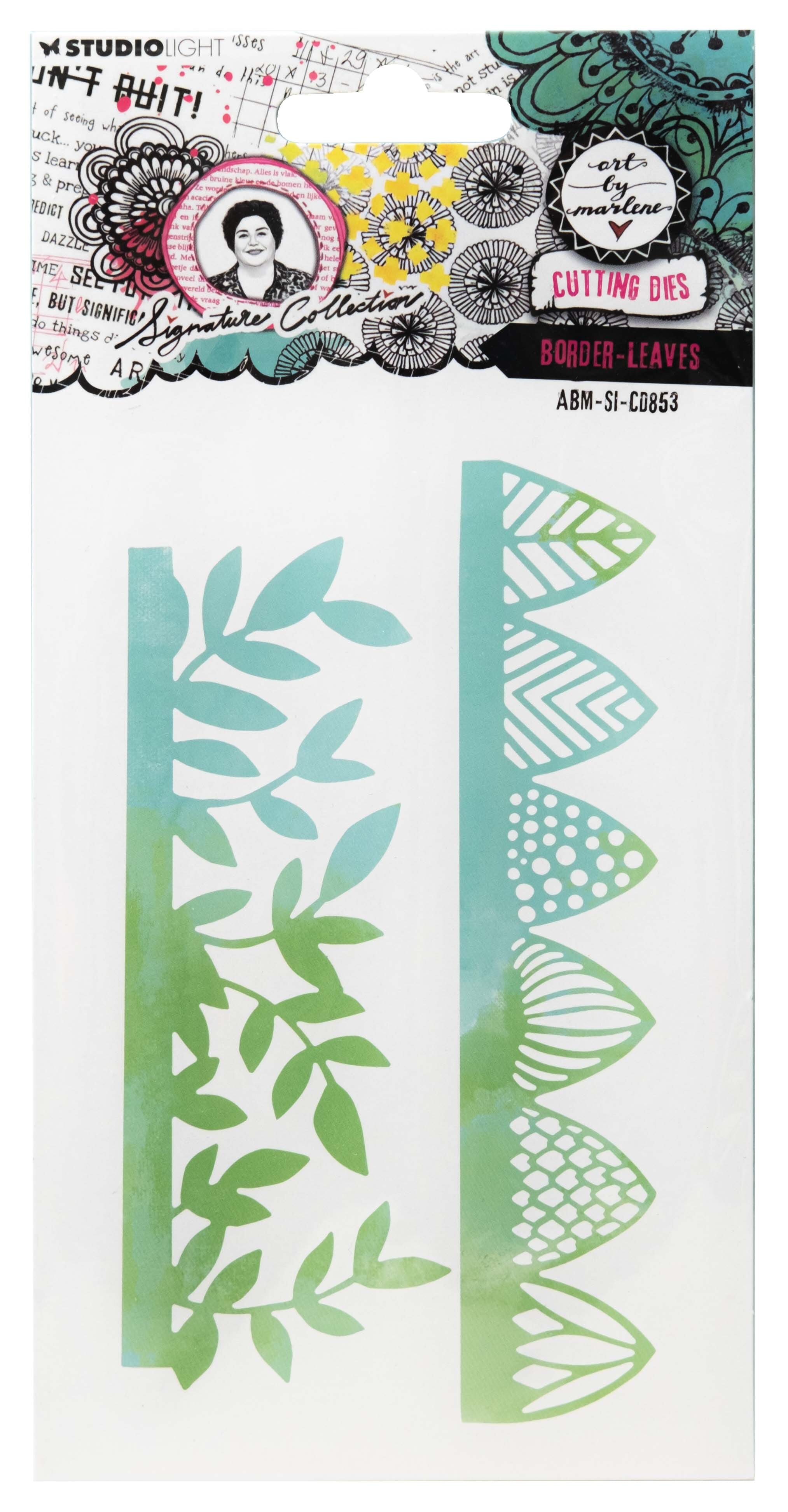 ABM Cutting Dies Border-leaves Signature Coll - HOBBYLAGERET