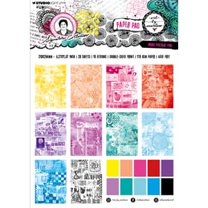 ABM  Designer Paper Pad  Mono postage fu
