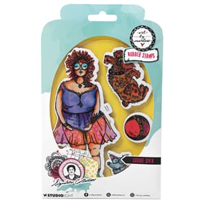 ABM Cling Stamp Doggie divaSignature Collecti