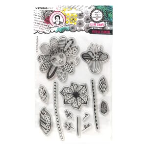 ABM Clear Stamp Playful flowersSignature Coll