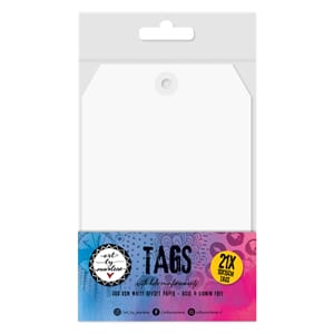 ABM Tags with hole-reinforcements Signature C