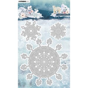 SL Cutting dies Snow mandalas Artic Winter 105x144x1mm 3 PC