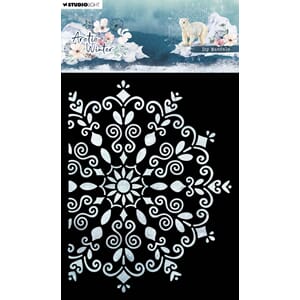 SL Masks Icy mandala Artic Winter 118x150x1mm 1 PC nr.252