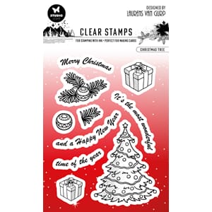 BL Clear Stamp Christmas tree Essentials 105x148x3mm 10 PC n