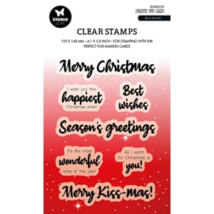BL Clear Stamp Best wishes By Laurens 131x90x3